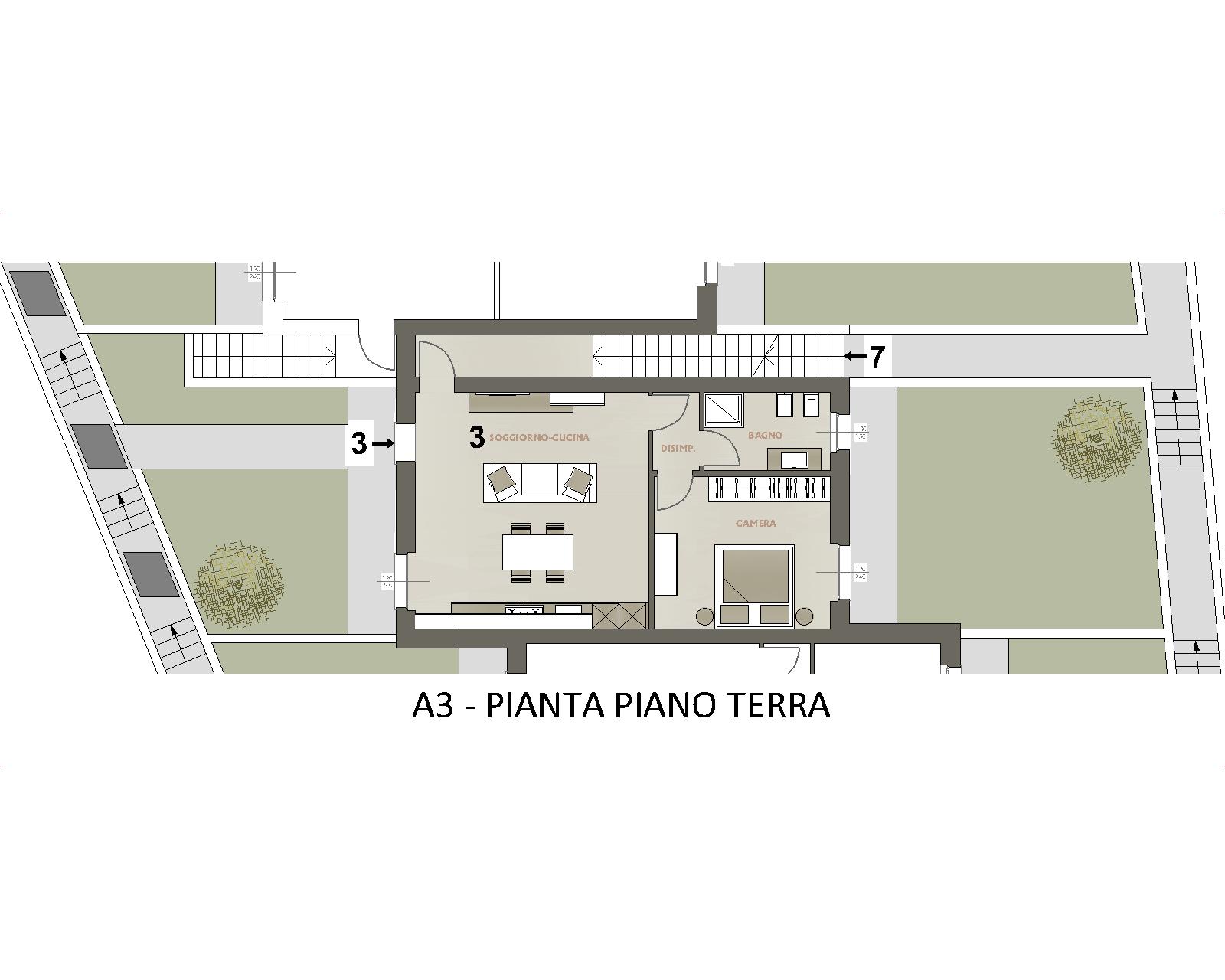 Vigano San Martino, nuovi bilocali con giardino